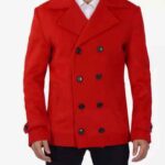 Men's Double Breasted Wool Pea Coat
