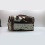 Genuine Cowhide Leather Handbag / Briefcase – Premium Fur Finish Design
